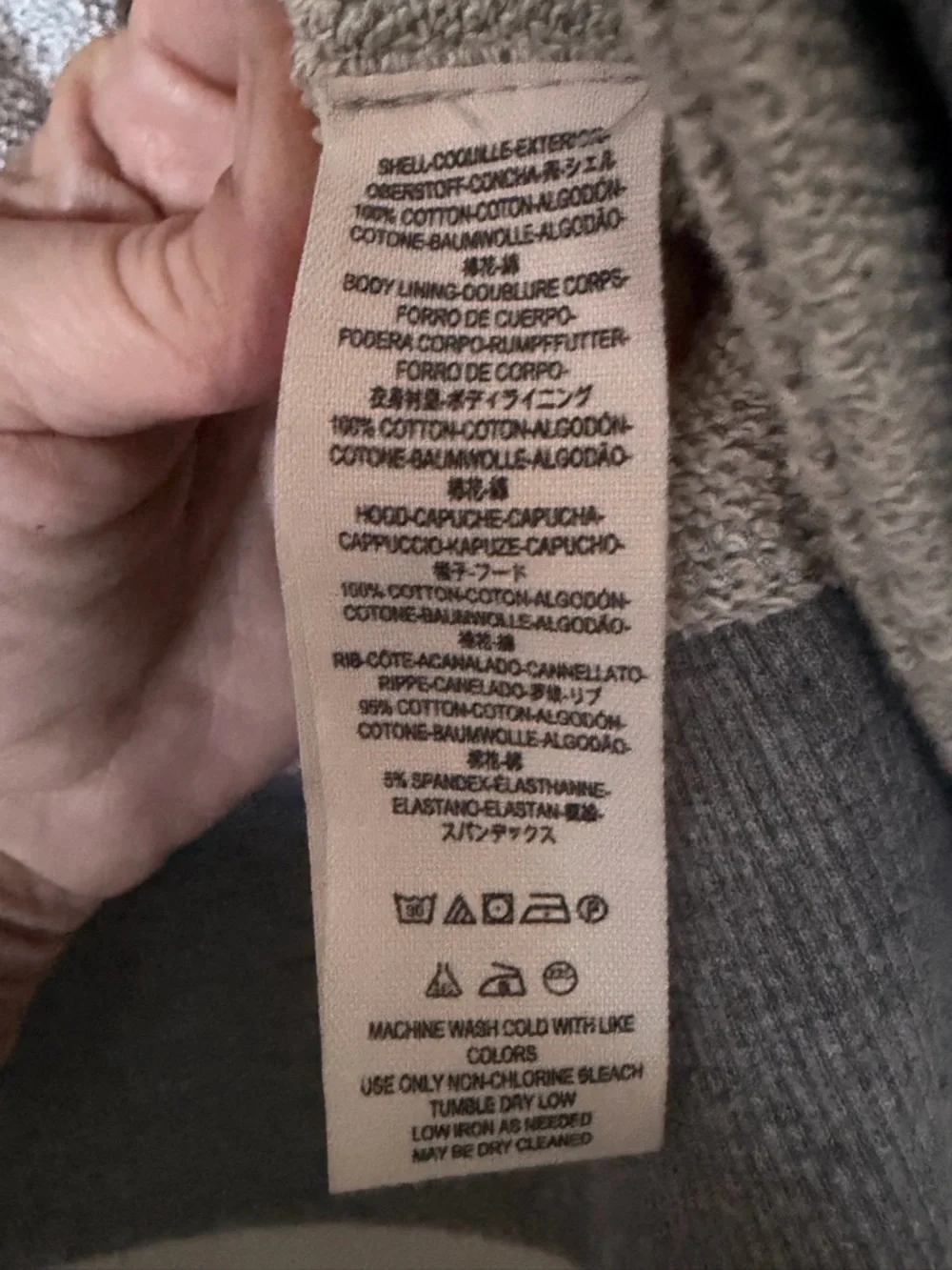 Free People denim jacket with sweatsuit insert - Picture 10 of 10